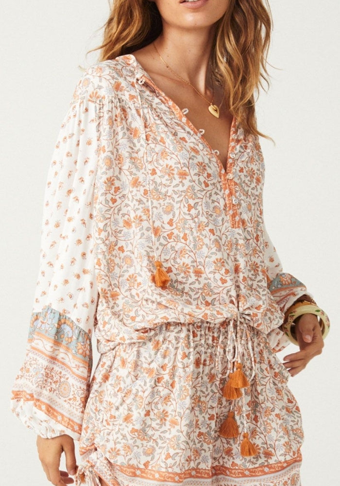 SPELL Sunshine Bandit Blouse - Desert Sage