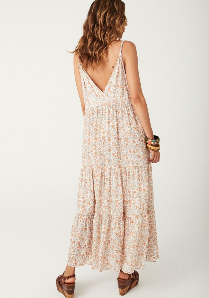 SPELL Sunshine Bandit Strappy Gown - Desert Sage