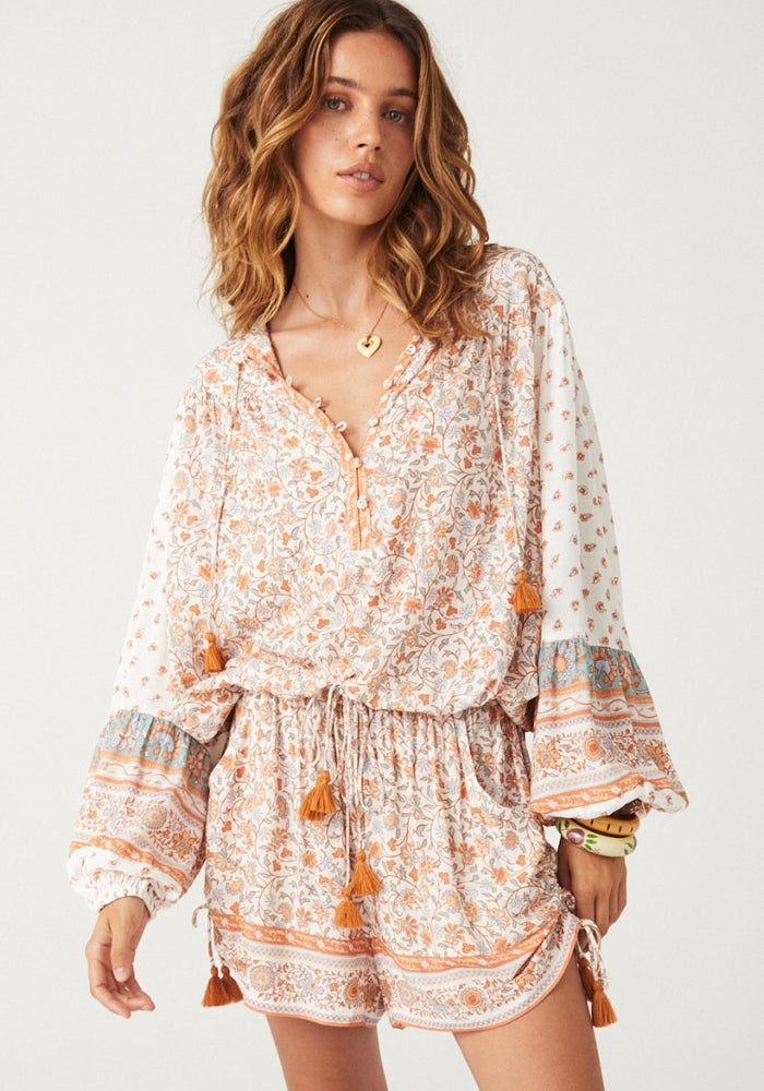 SPELL Sunshine Bandit Blouse - Desert Sage