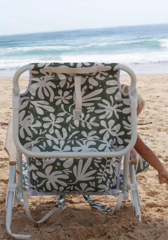 SUNNY LIFE Luxe Beach Chair The Vacay Olive