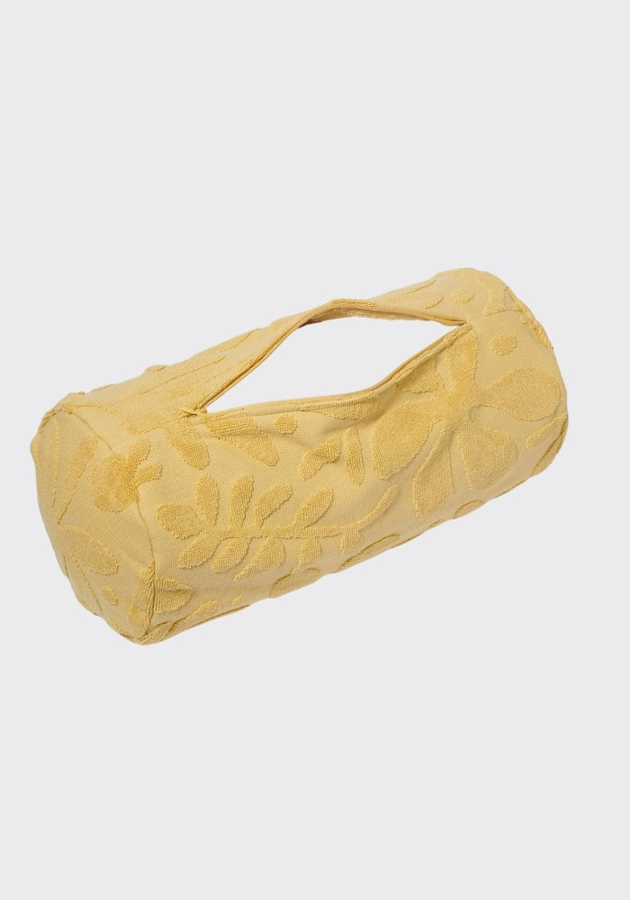 Inflatable Beach Pillow Mango Bay Golden Mustard