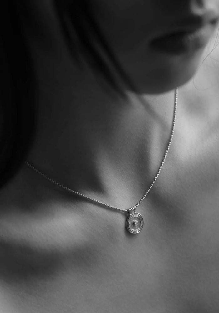 Capella Coin Necklace - Silver