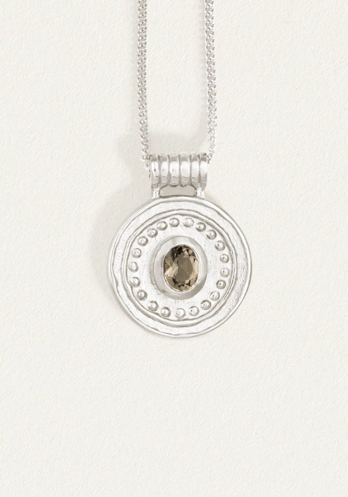 Denarii Coin Necklace - Silver