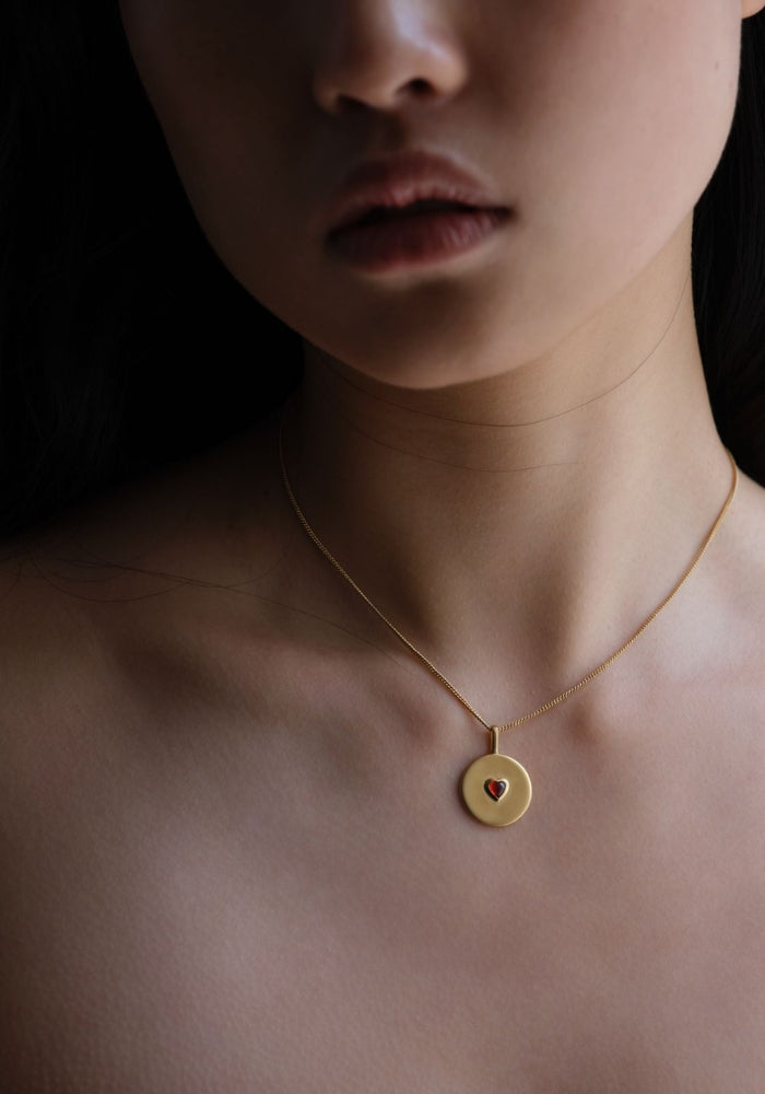 TEMPLE OF THE SUN Venus Coin Necklace - Gold