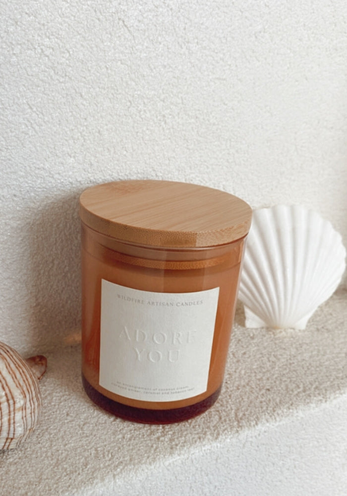 WILDFIRE CANDLES Adore you candle - Amber