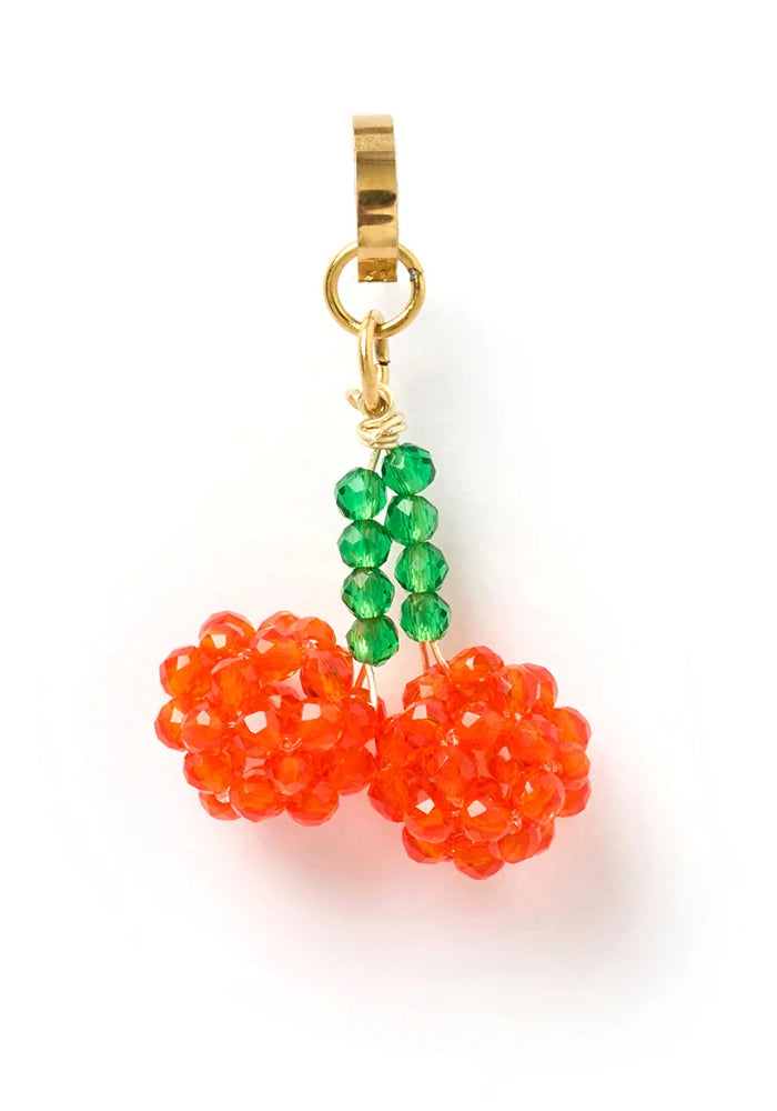 Cherry Beaded Charm