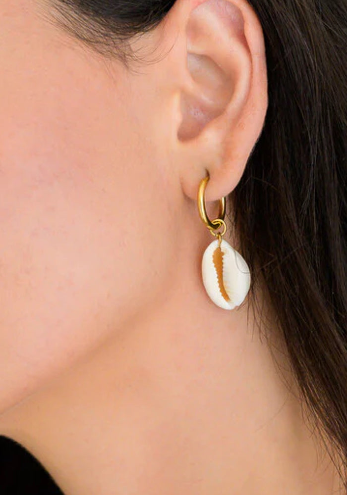 Maui Cowrie Earrings