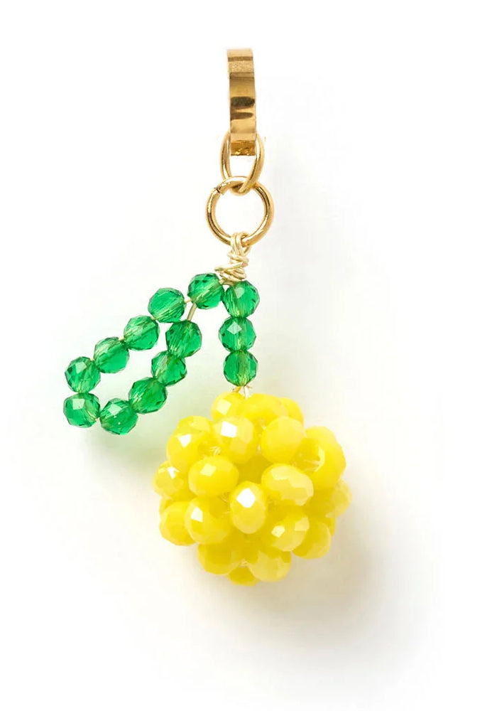 Lemon Beaded Charm