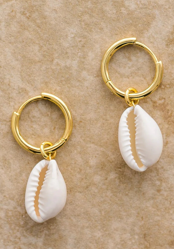 Maui Cowrie Earrings