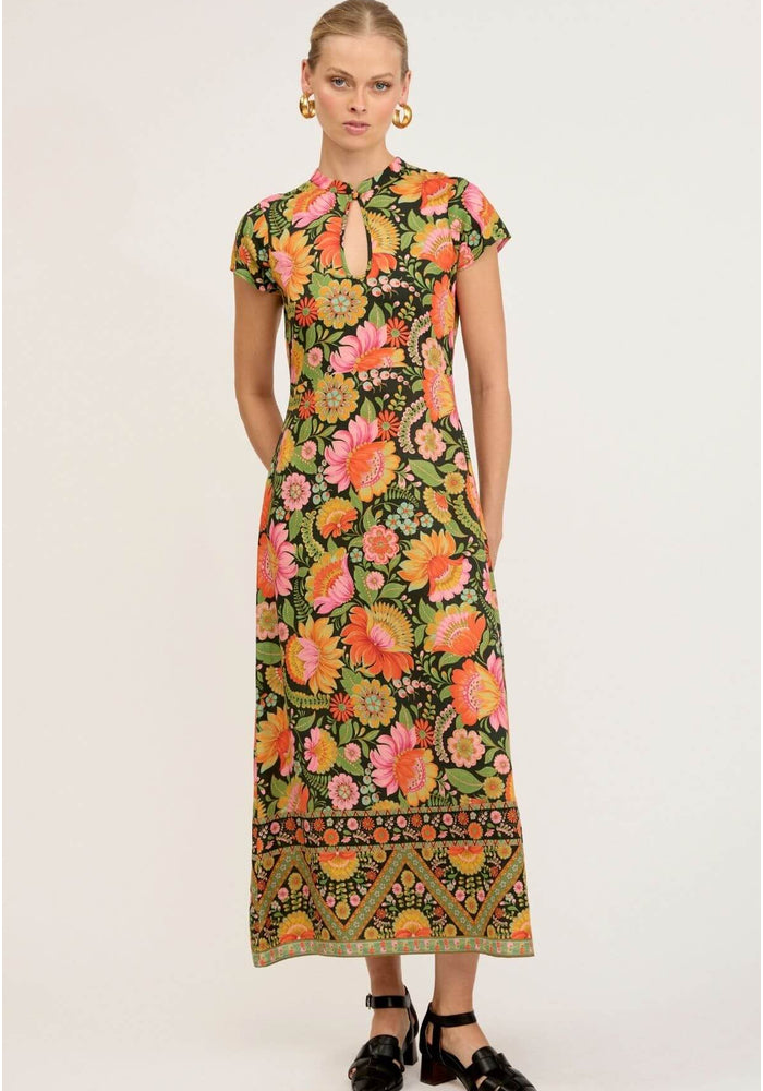 Willa Midi Dress - Fiesta